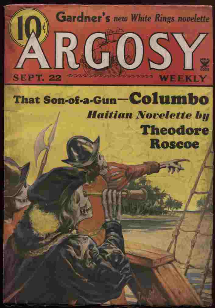 Image for Argosy Weekly 1934 September 22 (Vol 250 #1). No Quarter; Creep Shadow!