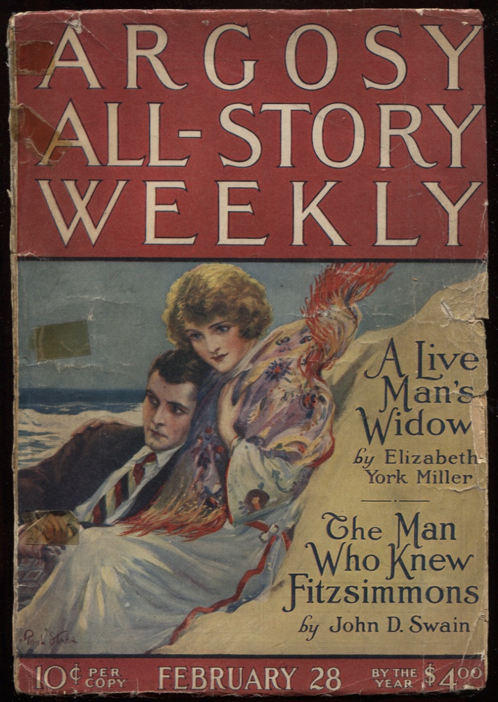 Image for Argosy All-Story Weekly 1925 February 28. Contains &#34; the Moon Men&#34; Part 2