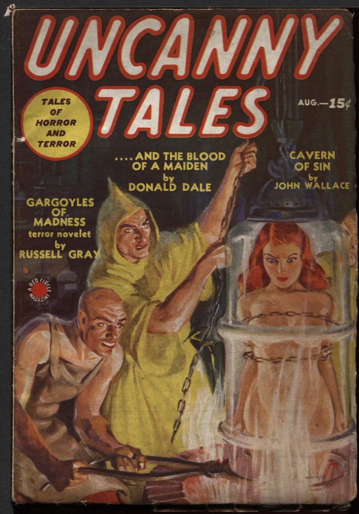 Image for Uncanny Tales1939 August.