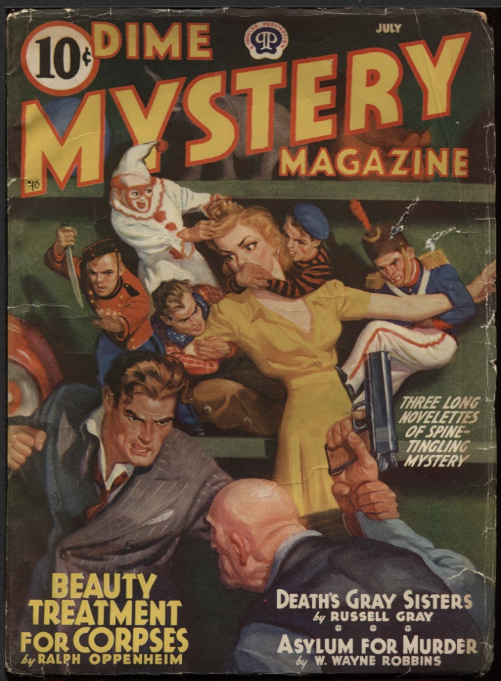 Image for Dime Mystery Magazine 1940 July.