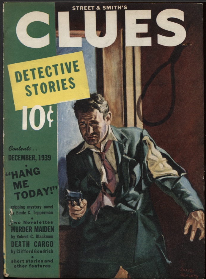 Image for Clues Detective Stories, 1939 December.