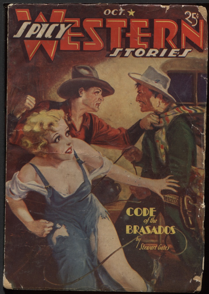 Spicy Western 1937 October. Image for Spicy Western 1937 October.