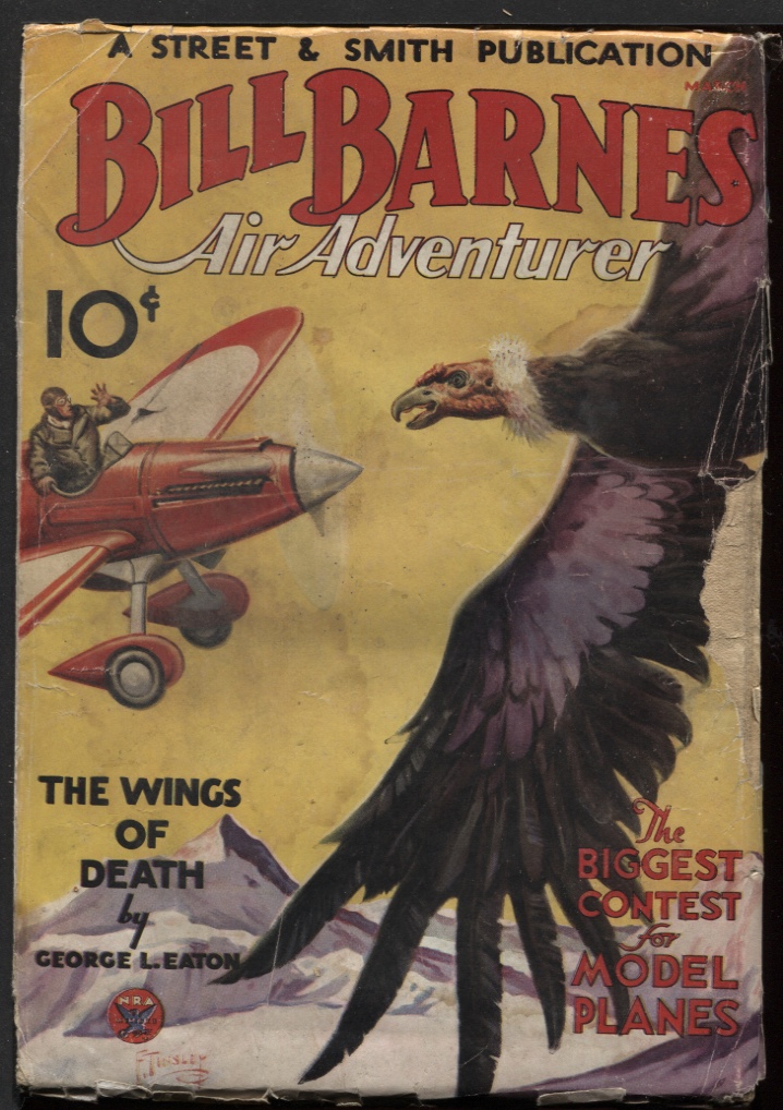 Image for Bill Barnes Air Adventurer 1934 March. #2.