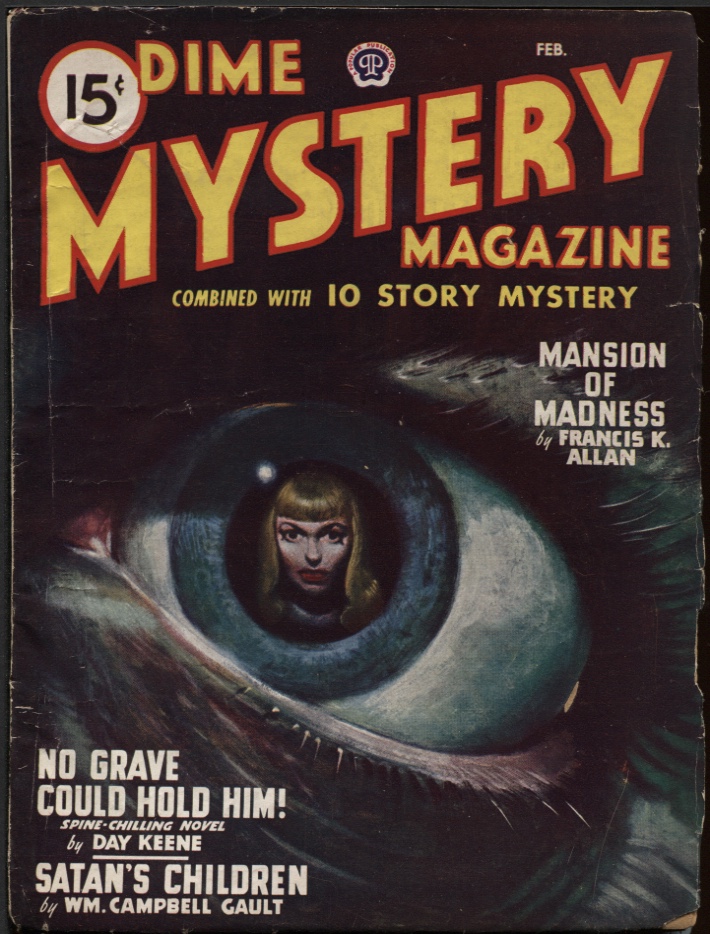 Dime Mystery 1948 February. Image for Dime Mystery 1948 February.
