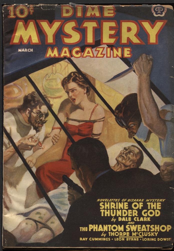 Dime Mystery Magazine, 1939 March. Image for Dime Mystery Magazine, 1939 March.