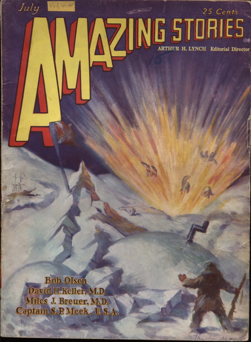 Image for Amazing Stories 1929 July.