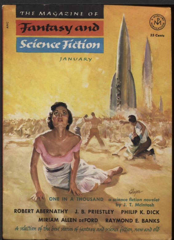 Image for Fantasy & Science Fiction, 1954 January. the Short Happy Life of the Brown Oxford