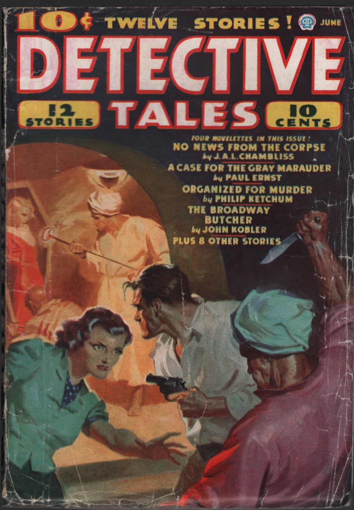 Image for Detective Tales 1937 June. Branding Cover.