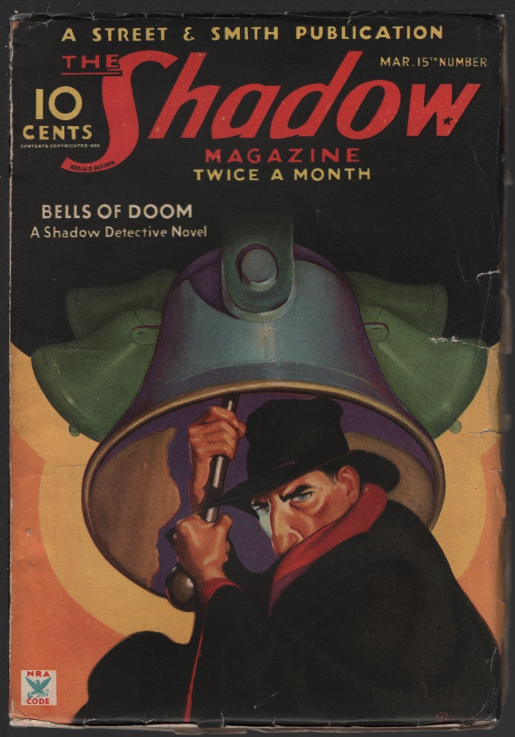 Shadow, The. 1935 March 15. Bells of Doom. Image for Shadow, The. 1935 March 15. Bells of Doom.