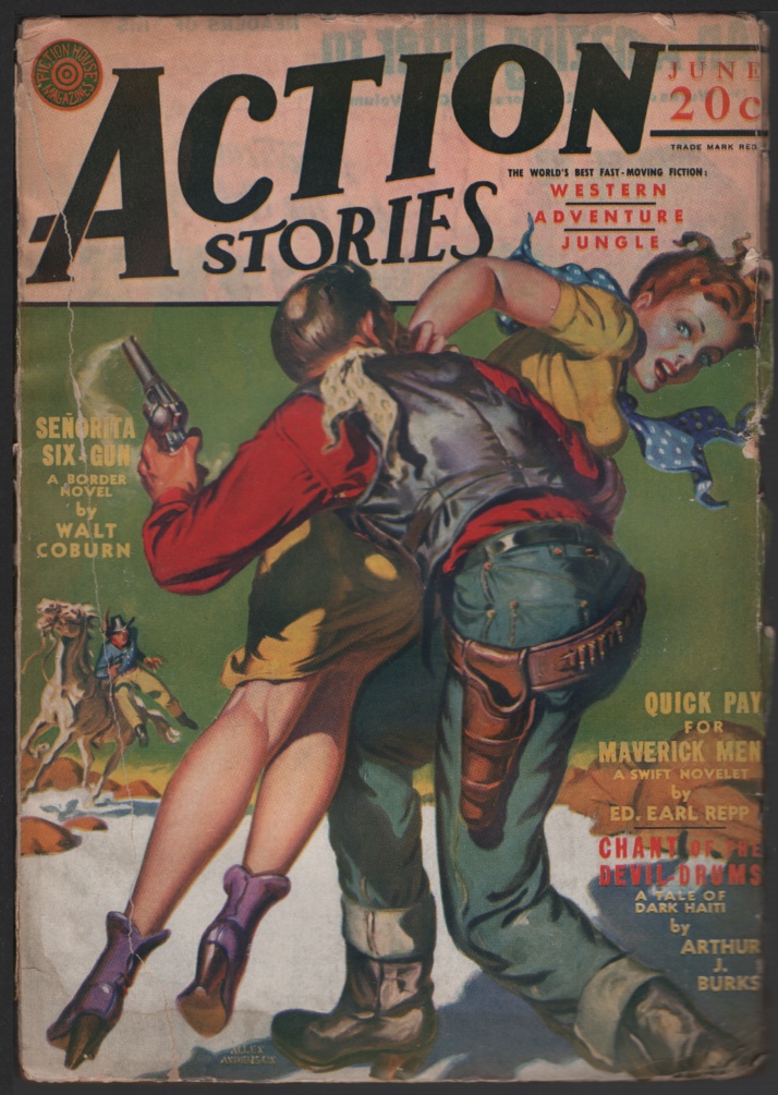 Image for Action Stories 1942 June.
