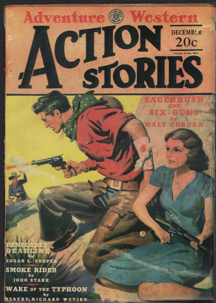 Image for Action Stories 1939 December.