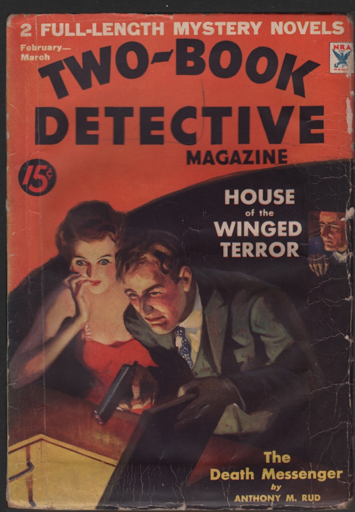 Image for Two-Book Detective Magazine 1934 February March.