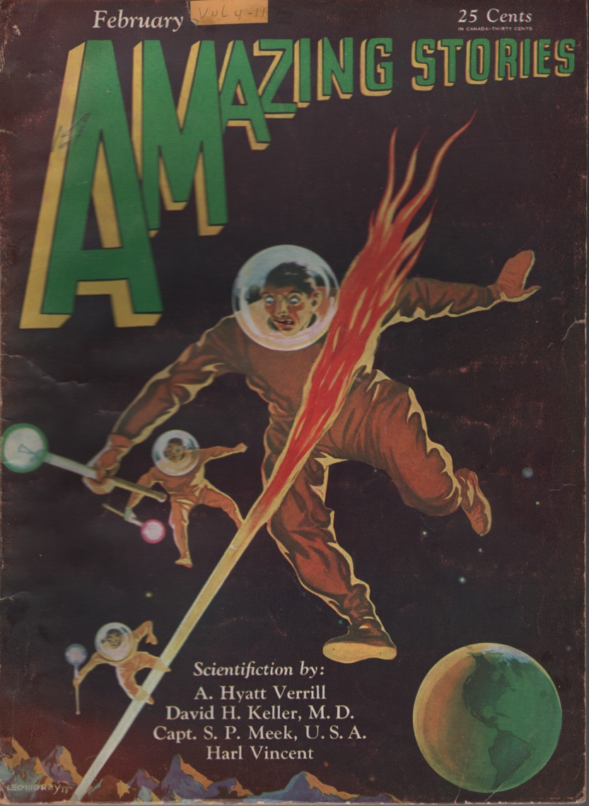 Image for Amazing Stories 1930 February.