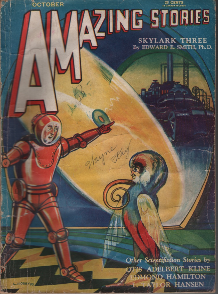 Image for Amazing Stories 1930 October.