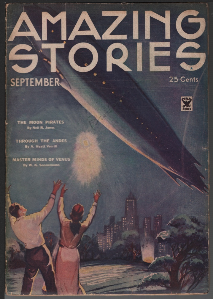 Image for Amazing Stories 1934 September.