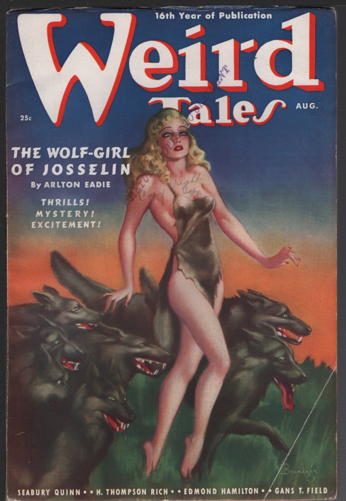 Image for Weird Tales 1938 August