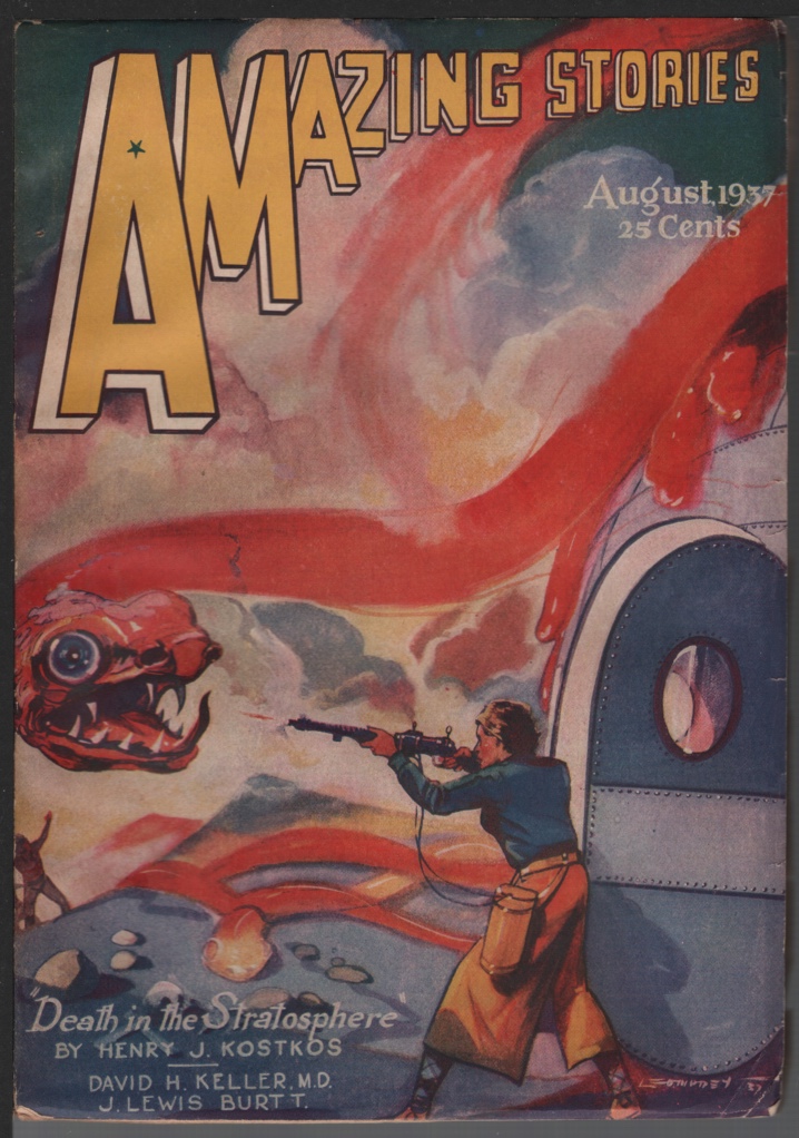 Image for Amazing Stories 1937 August.