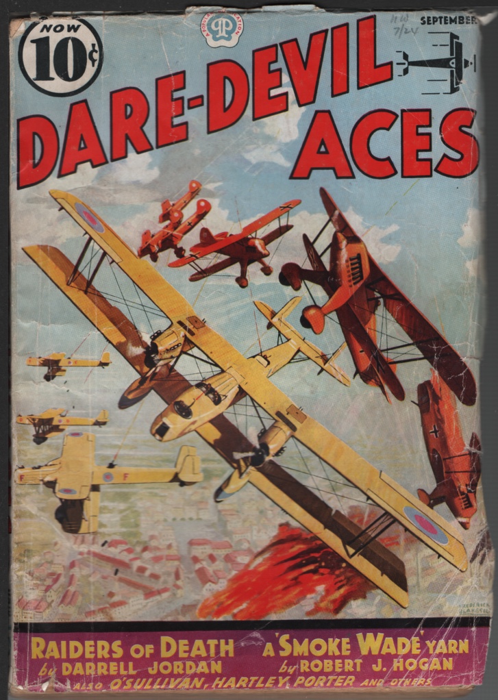 Image for Dare-Devil Aces 1937 September.