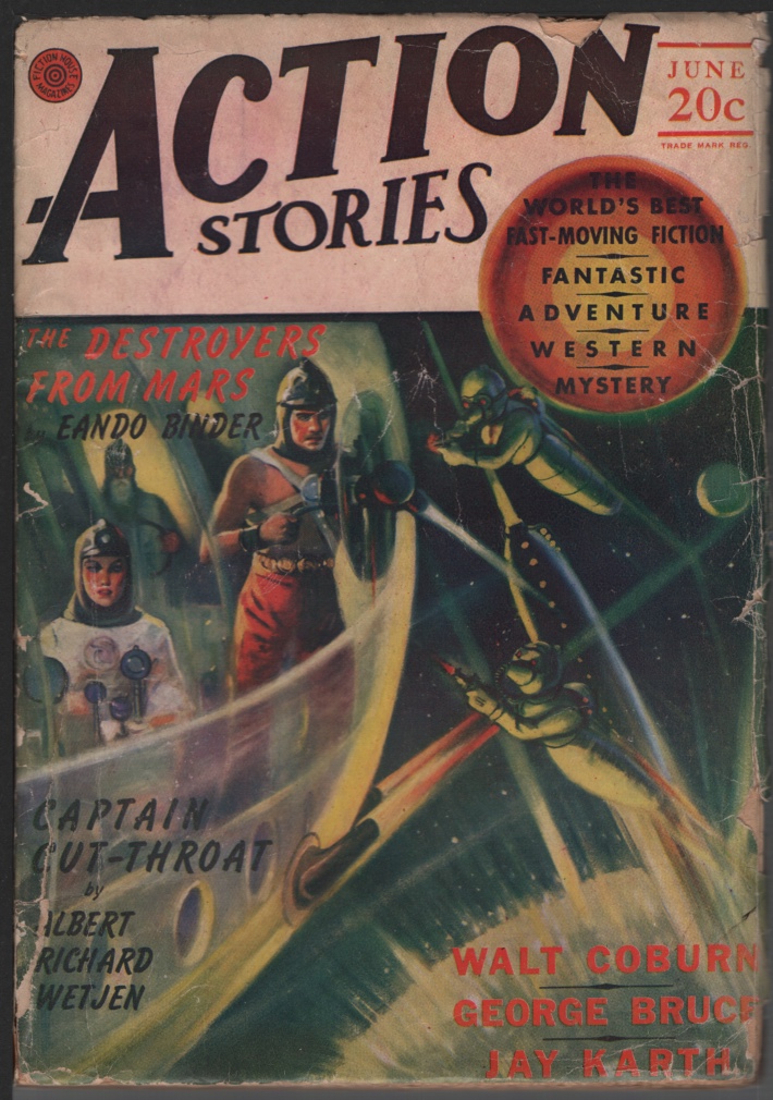 Image for Action Stories 1940 June.
