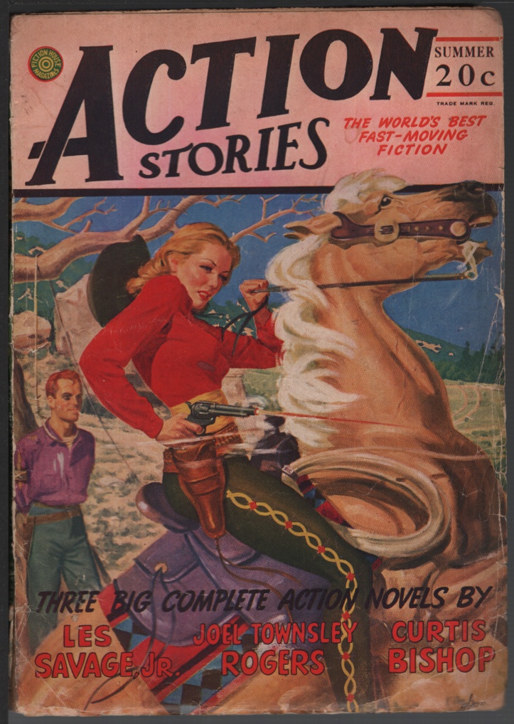 Image for Action Stories 1944 Summer. Senorita Scorpion.
