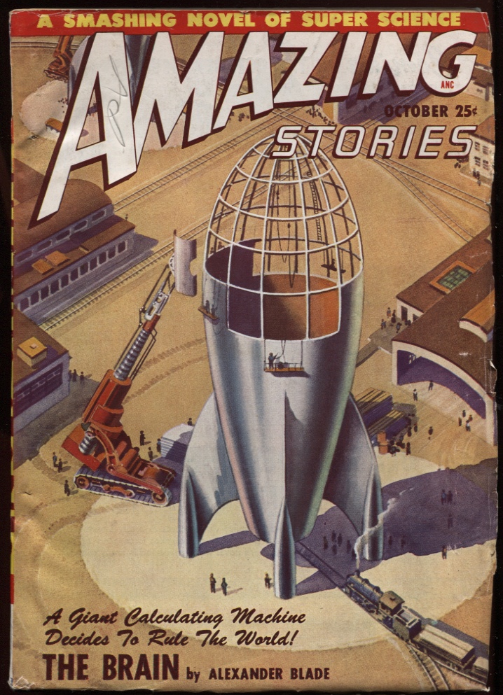 Image for Amazing Stories 1948 October.
