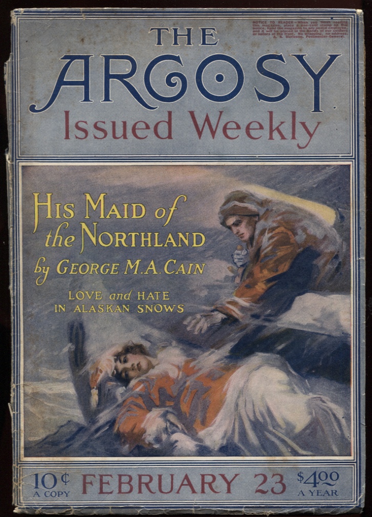 Image for Argosy, The. February 23 1918.